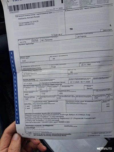 Audi A4 1997, photo 7/7