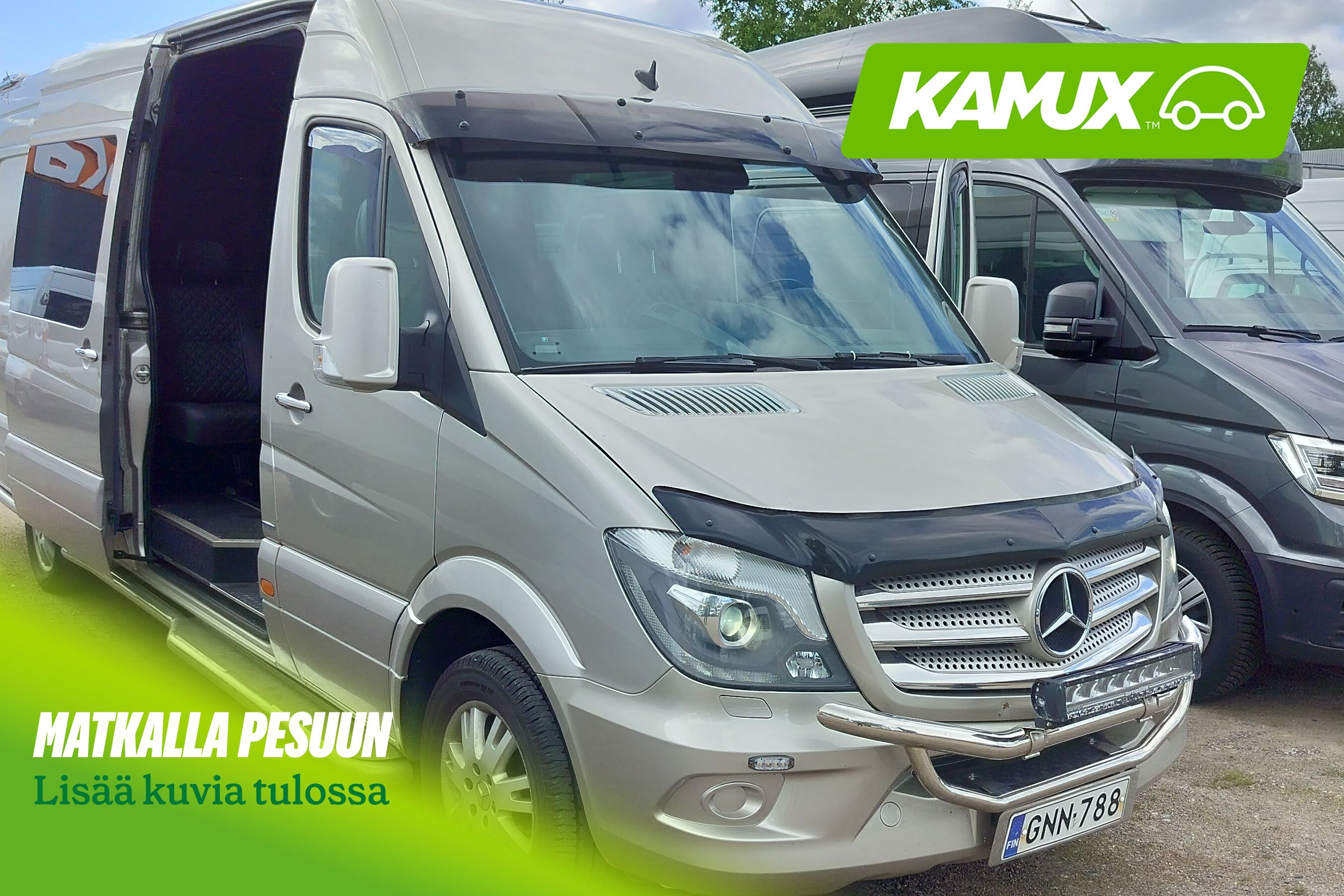 Mercedes-Benz Sprinter 319CDI extrapitkä A4 A BlueTec 5HLÖ Penkit