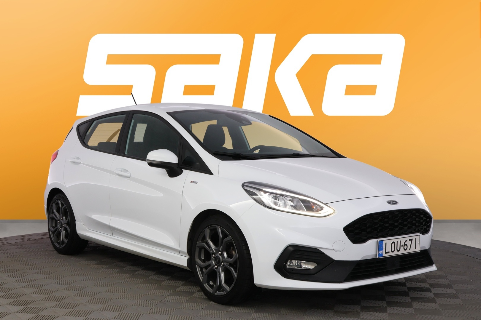 Ford Fiesta 1,0 EcoBoost 100hv M6 ST-Line 5-ovinen** Vakkari / Tutkat takana / Lämpölasi + ratti / Kaistavahti / Kahdet renkaat