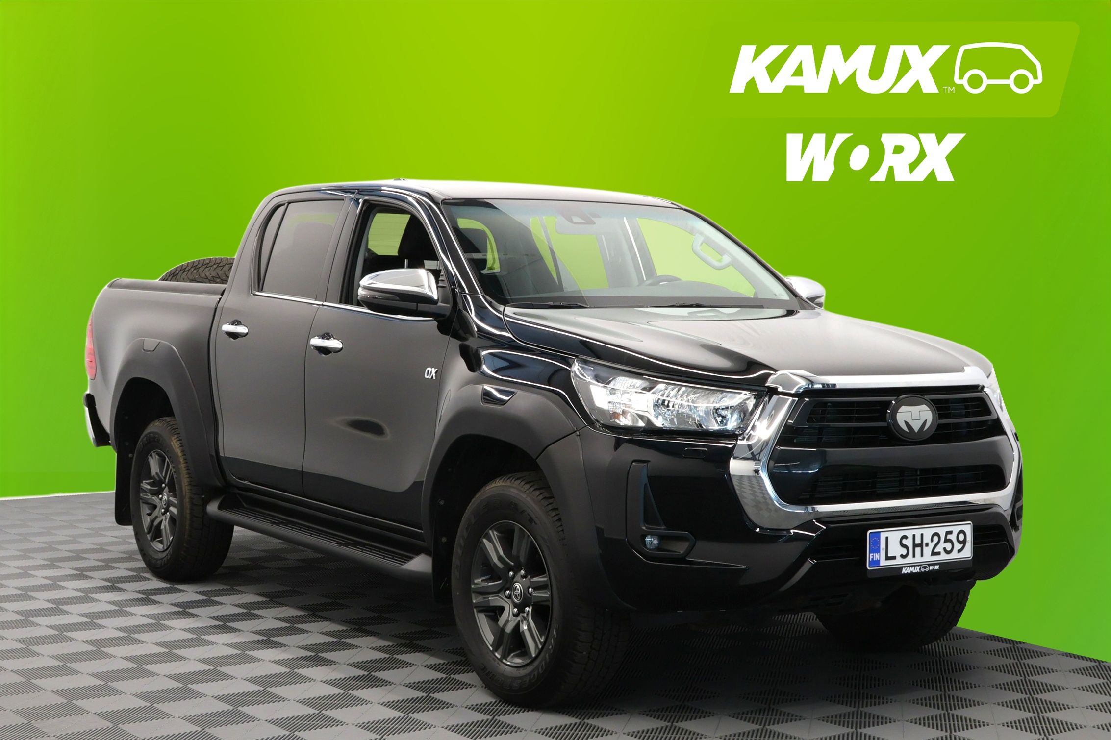TruckMasters OX 4x4 Double Cab 4WD 2,4D Aut. Avolavakuorma-auto 5 hlö. 1-om. Suomi-auto