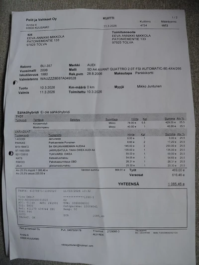 Audi A4 2.0 T 2006, kuva 3/11
