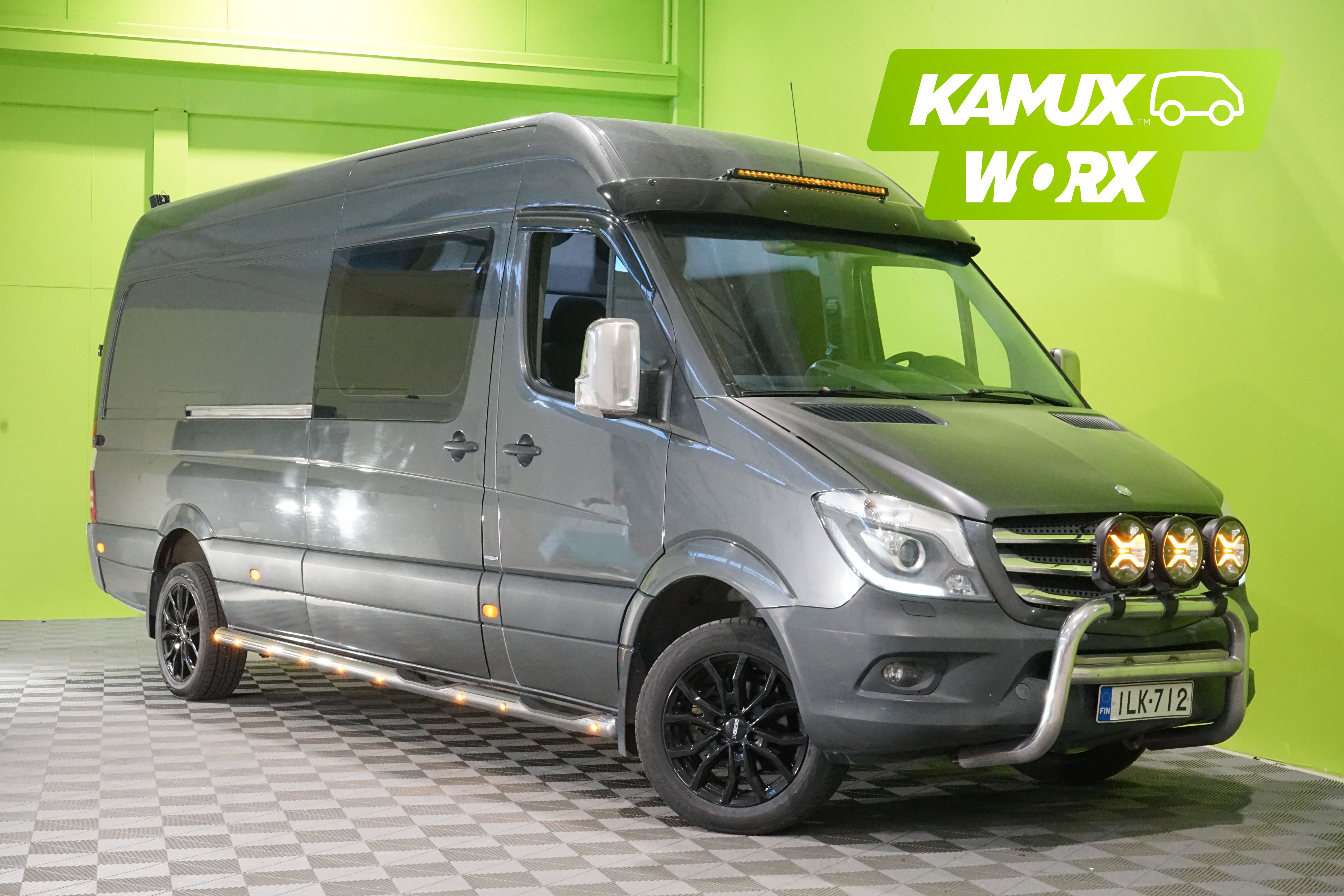 Mercedes-Benz Sprinter 319CDI Pitkä A3 A Jatko-ohjaamo B kortillinen!