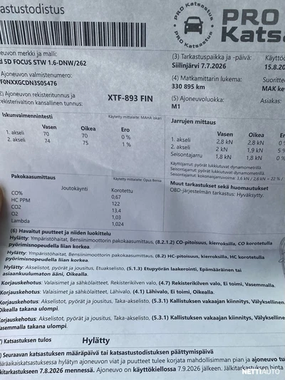 Ford Focus 2003, kuva 8/8
