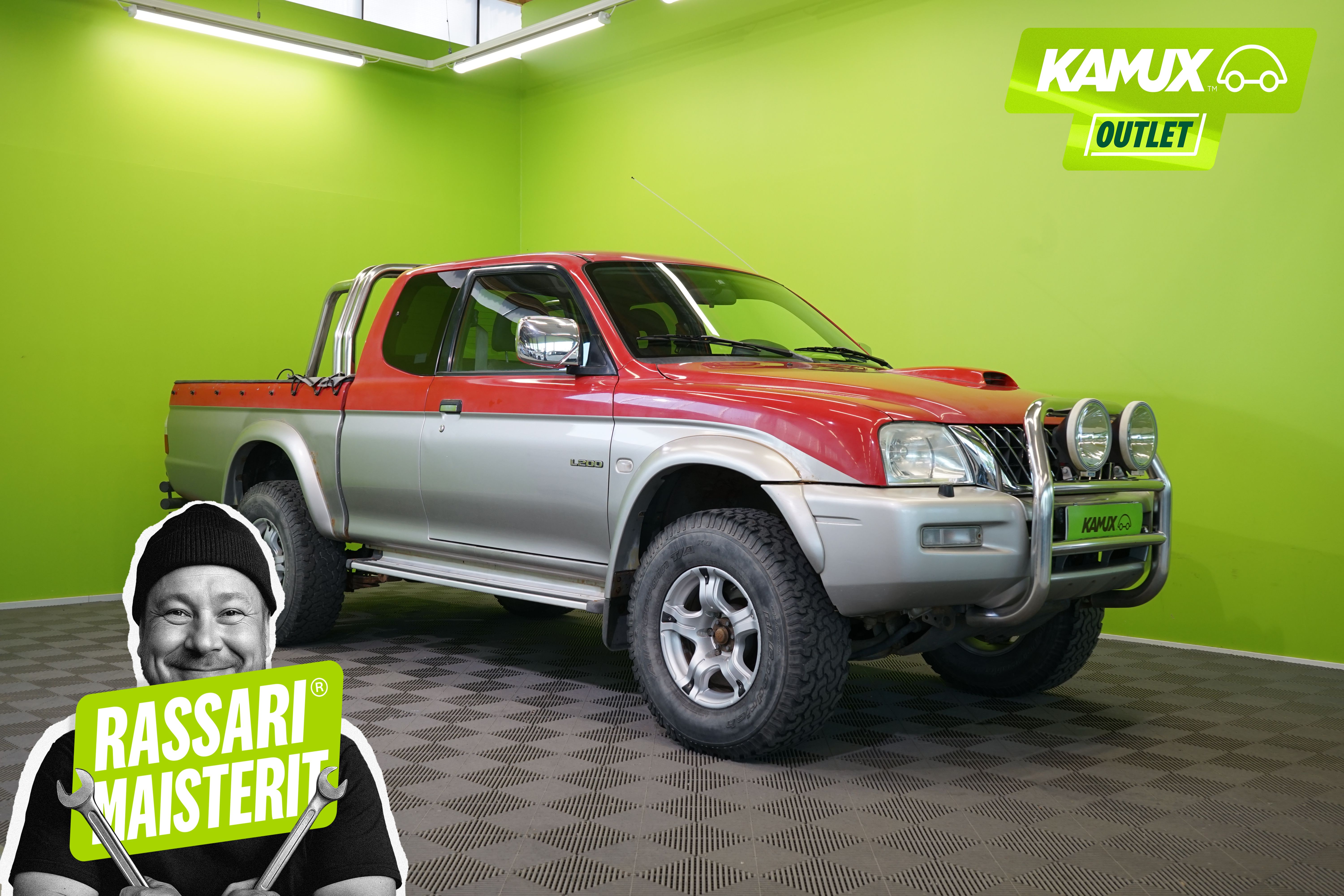 Mitsubishi L200 Club Cab 2,5 TD 4WD GL *MEHTÄPELI!*