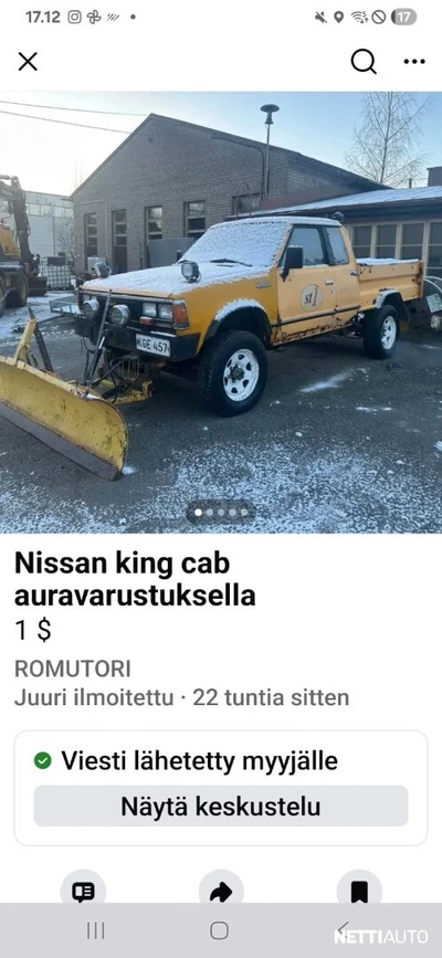 Datsun Pickup King Cup 2,5D 4x4 1985, photo 2/7