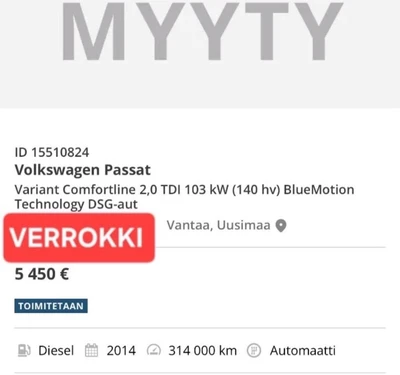 Volkswagen Passat 2014, kuva 2/20