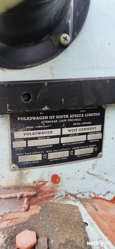 Volkswagen Kleinbus Kleinbus 1969, photo 6/12