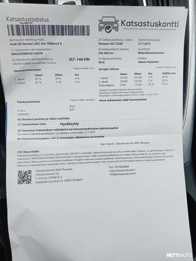 Audi Q5 2.0 tdi Land of guattro 2016, kuva 6/14