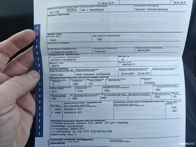 Volvo V50 2.0D Kinetic 2004, kuva 6/18