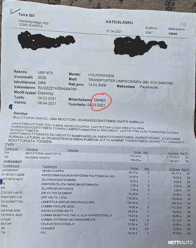 Volkswagen Transporter 2008, kuva 6/6