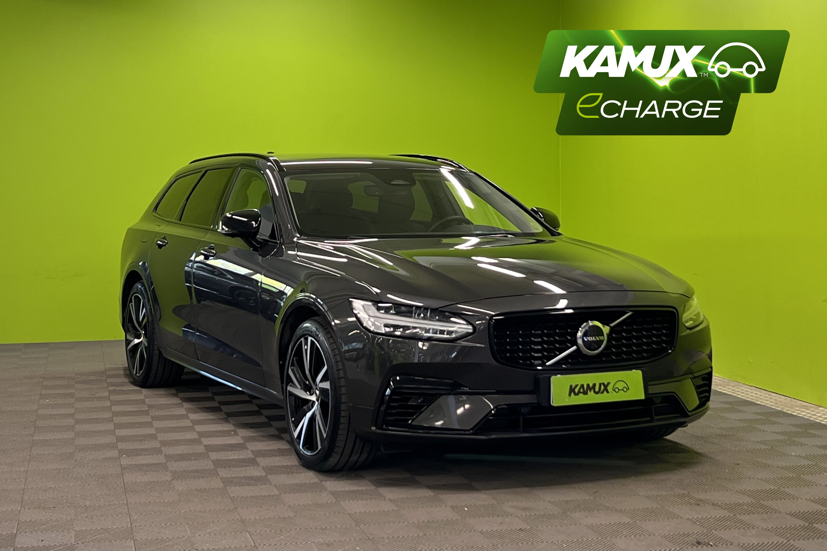 Volvo V90 T8 AWD Long Range High Performance Ultimate Dark aut - Huippuvarusteltu Suomi-auto!