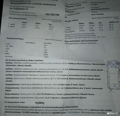 Toyota Avensis 2001, kuva 5/5