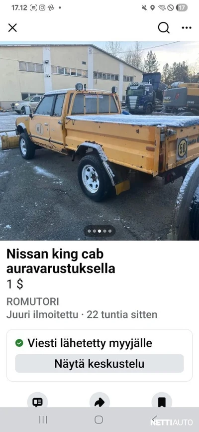 Datsun Pickup King Cup 2,5D 4x4 1985, photo 3/7