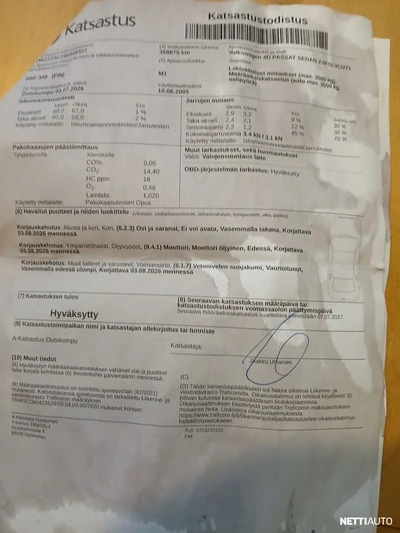 Volkswagen Passat wv 2005, kuva 3/5