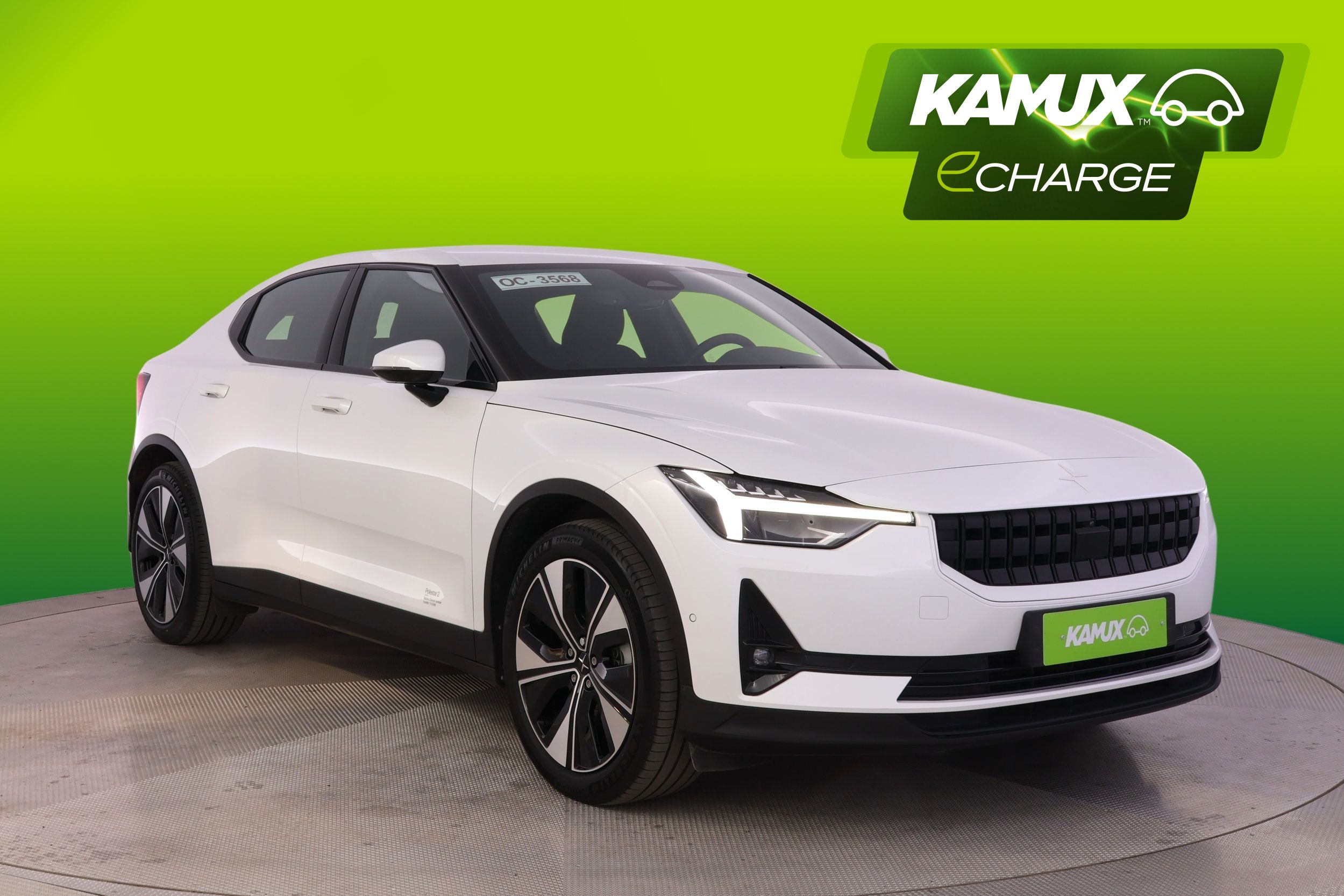 Polestar 2 Long Range Single Motor, 170kW, 78kWh **1-Omisteinen, 2x renkaat ja vanteet**