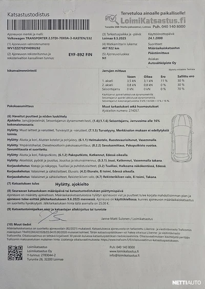Volkswagen Transporter 2000, photo 2/8