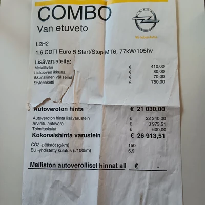 Opel Combo 2014, kuva 7/9