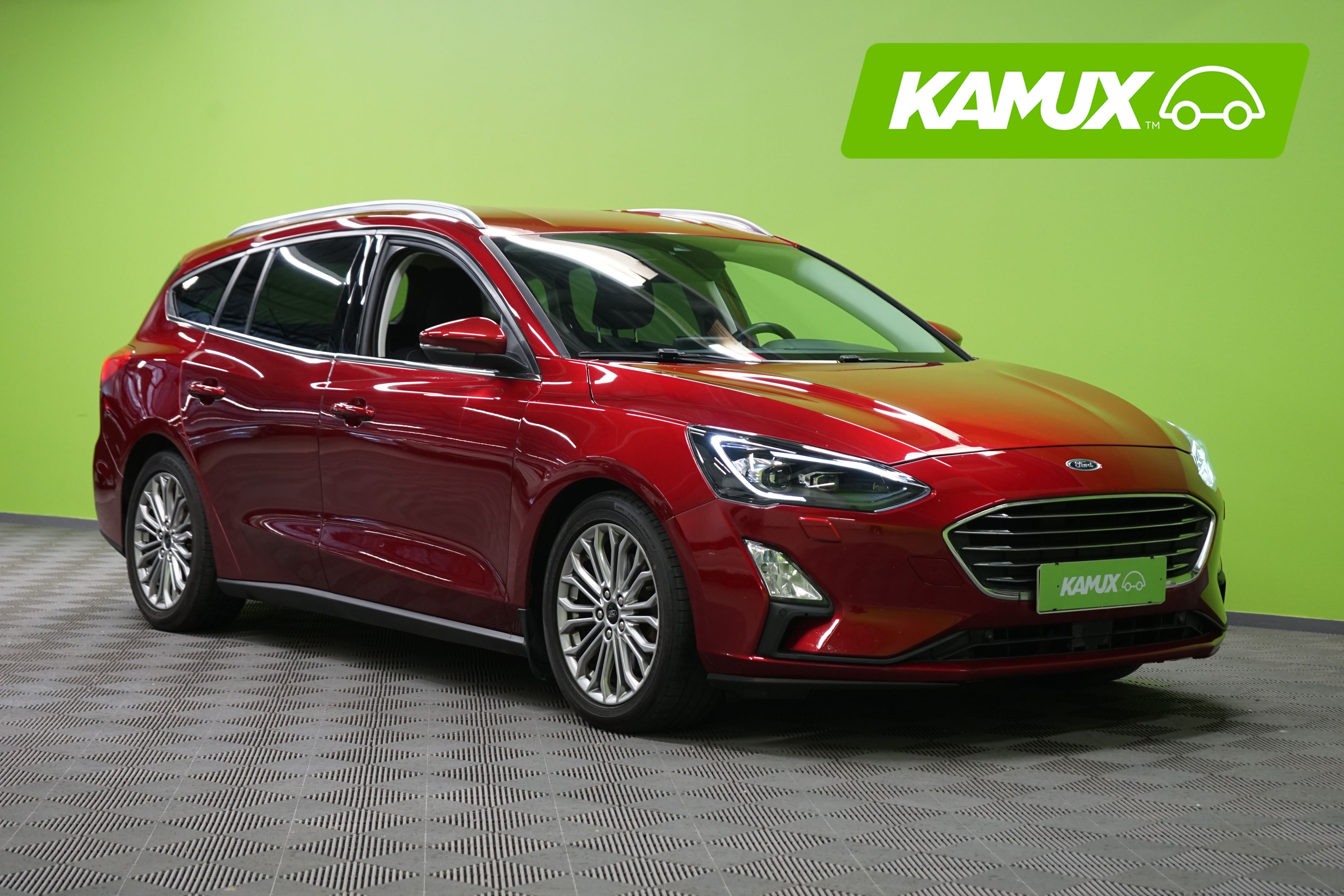 Ford Focus 1,5 TDCi EcoBlue 120hv A8 Titanium Wagon ** HUIPPUVARUSTEET! **